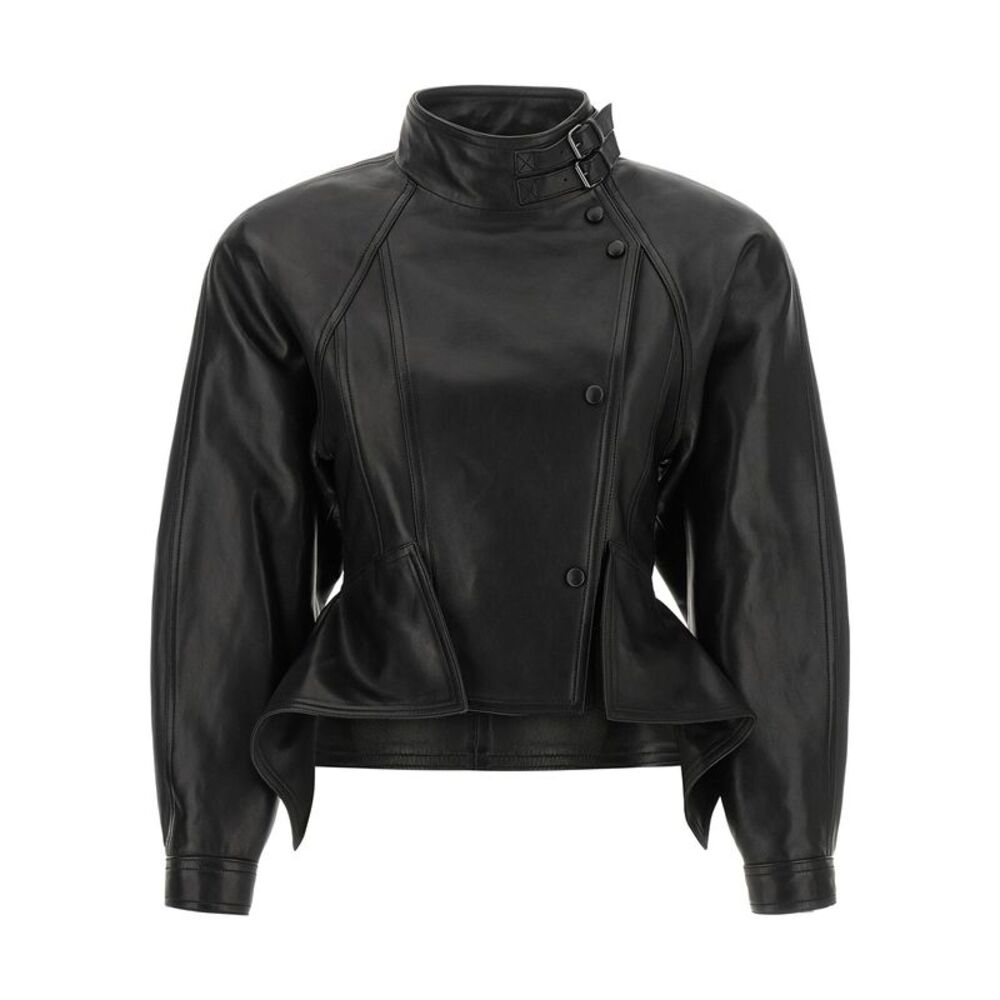 Balmain Women 'Iconica' Leather Jacket